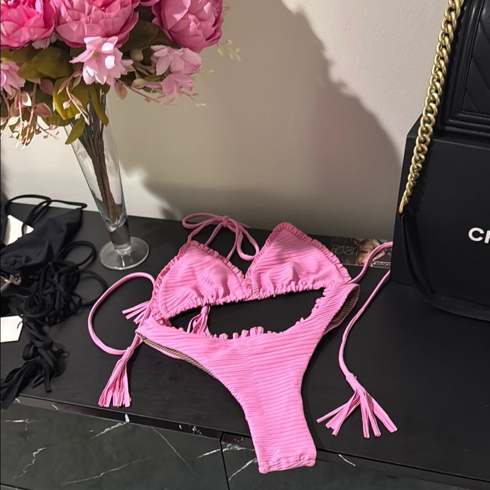 ACACIA Sweetpea Ribbed Bikini Set